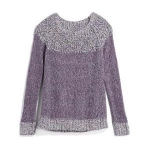 Fate Clairina Textured Pullover, Purple, SZ Small